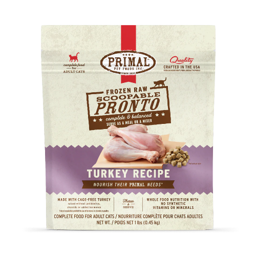 PRIMAL PRONTO TURKEY CAT 1LB