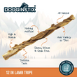 Load image into Gallery viewer, DOGGINSTIX BRAIDED LAMB TRIPE 12"
