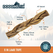 Load image into Gallery viewer, DOGGINSTIX BRAIDED LAMB TRIPE 6"

