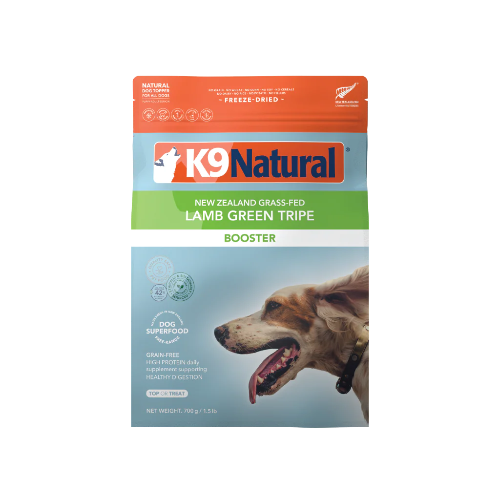 K9 NATURAL FD LAMB GREEN TRIPE 700G