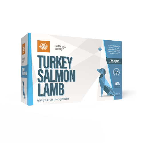 BCR TURKEY/SALMON/LAMB CARTON 4LB