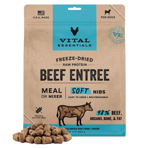 VE DOG FD BEEF SOFT NIBS 14OZ