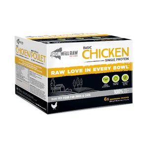 IRON WILL RAW BASIC CHICKEN 6LB