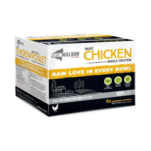 IRON WILL RAW BASIC CHICKEN 6LB
