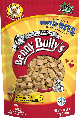 BENNY BULLYS LIVER MINI BITS 50G