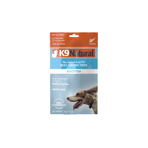 K9 NATURAL FD BEEF GRN TRIPE TOPPER 75G