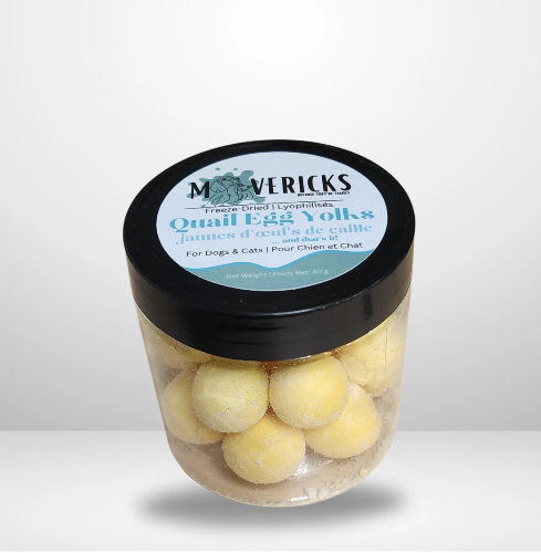MAVERICKS FD WHOLE QUAIL EGG YOLKS 65G