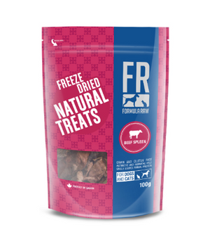 FORMULA RAW FD BEEF SPLEEN TREAT 100G