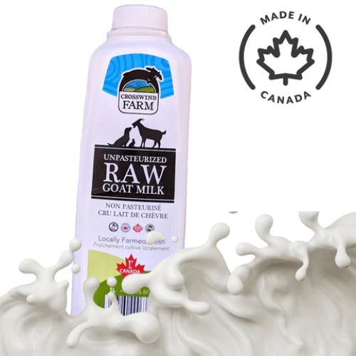 CROSSWIND RAW GOAT MILK 1L