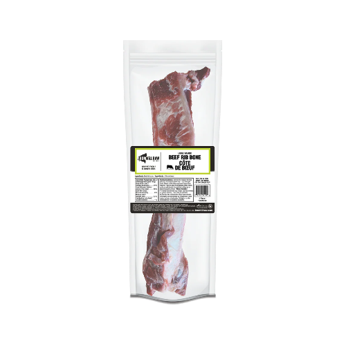 IRON WILL RAW BEEF RIB BONE 1PC