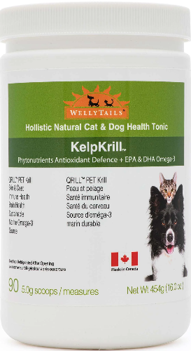 WELLYTAILS KELP KRILL DOG 454G