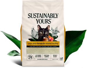 SUSTAINABLY YOURS CAT LITTER LG GRN 26LB