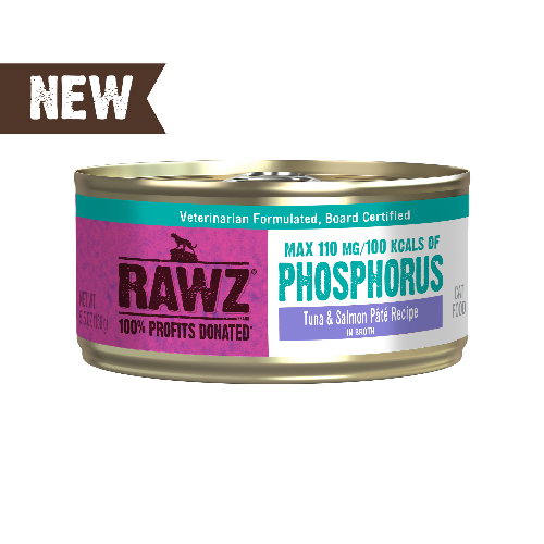 RAWZ PHOS TUNA/SALM PATE CAT CAN 5.5OZ