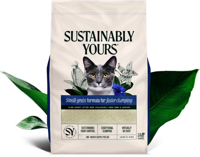 SUSTAINABLY YOURS CAT LITTER PLUS 13LB