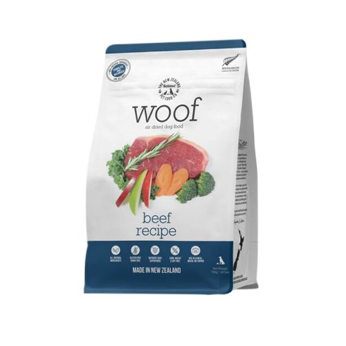 NZ WOOF BEEF AIR DRIED 750G