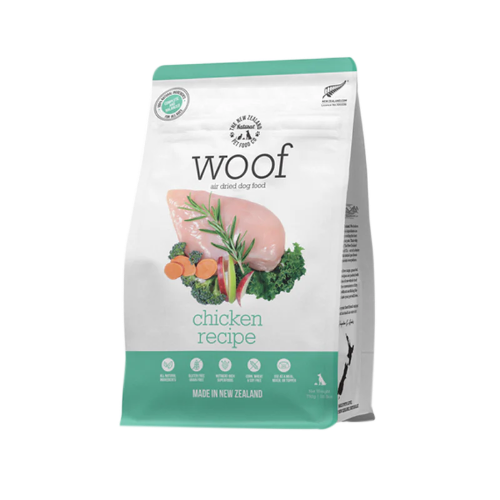 NZ WOOF CHICKEN AIR DRIED 750G