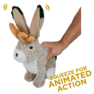 TTAILS PLUSH JACKALOPE ANIMATED 9"