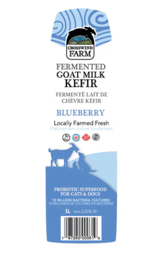 CROSSWIND GOAT MILK KEFIR BLUEBERRY 1L