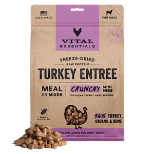VE DOG FD TURKEY MINI NIBS 14OZ