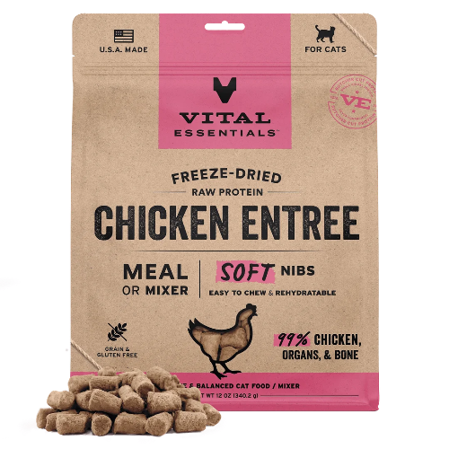 VE CAT FD CHICKEN SOFT NIBS 12OZ