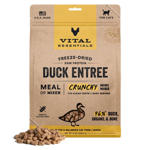 VE CAT FD DUCK MINI NIBS 12OZ
