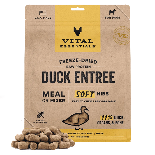 VE DOG FD DUCK SOFT NIBS 14OZ