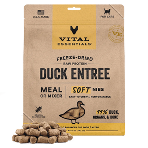 VE CAT FD DUCK SOFT NIBS 12OZ