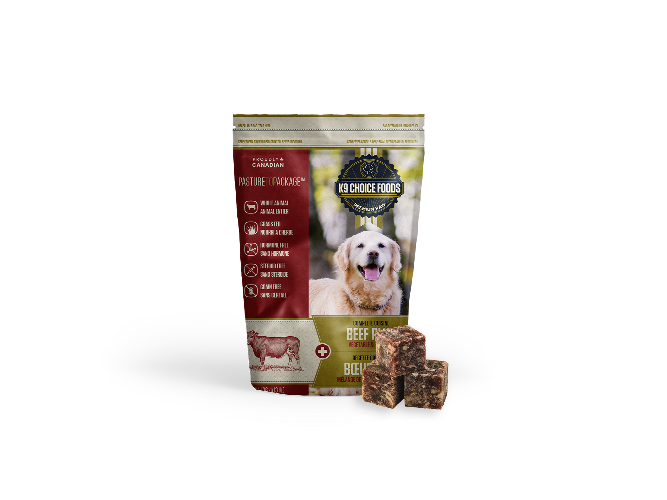 K9 CHOICE BEEF PLUS CUBE 3LB