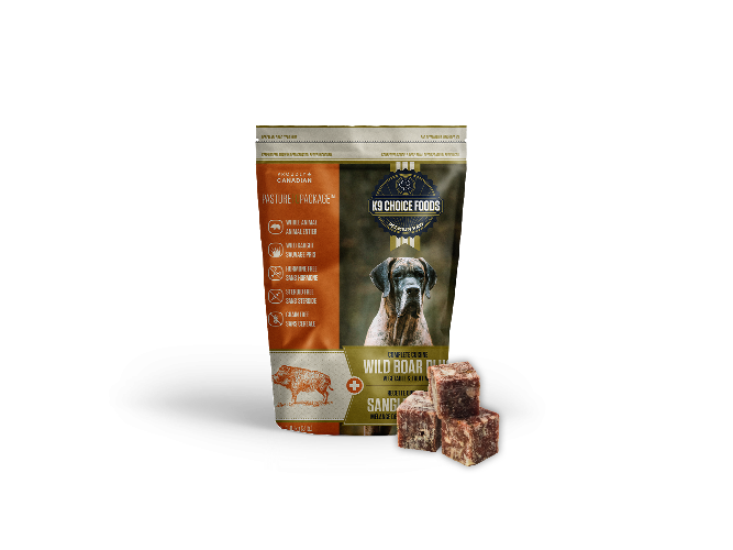 K9 CHOICE WILD BOAR PLUS CUBE 3LB