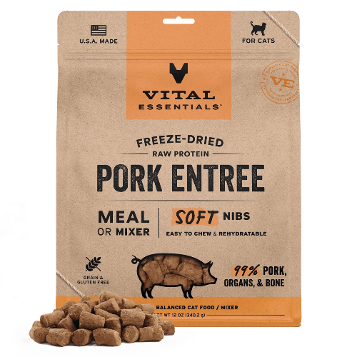 VE CAT FD PORK SOFT NIBS 12OZ