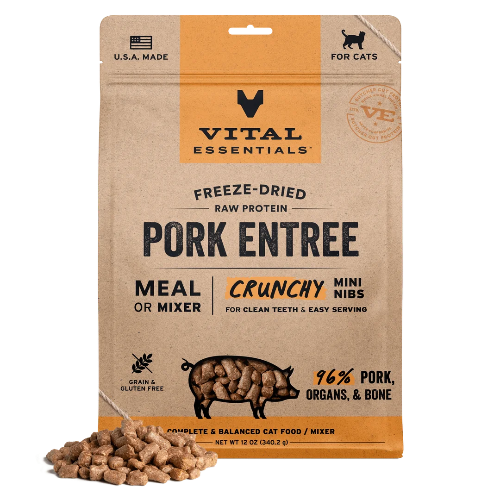 VE CAT FD PORK MINI NIBS 12OZ