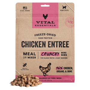 VE CAT FD CHICKEN MINI NIBS 12OZ