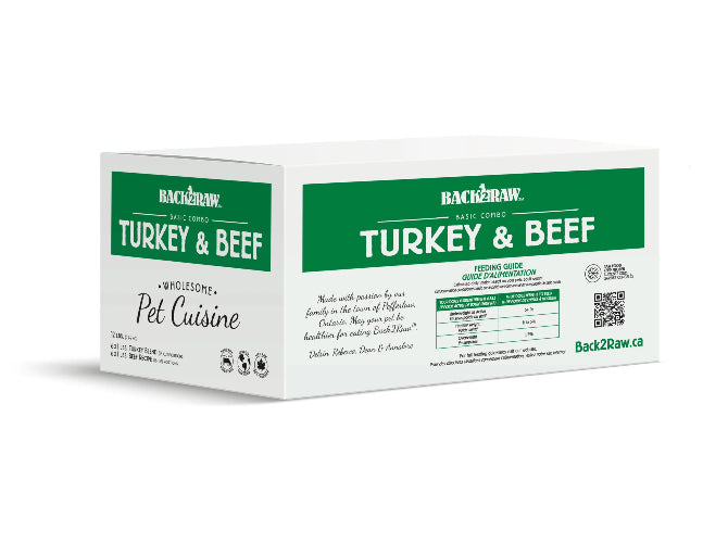 BACK2RAW TURK BL/BOEUF BASIQUE 12LB 