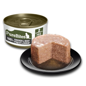 PUREBITES FELINE CHIC/PATE DE BOEUF BOITE 71G 