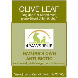 4PAWS1PUP OLIVE LEAF POWDER 90G