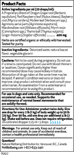 PET WELLBEING BM TONIFIANT OR 2OZ