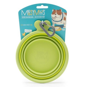 MM SILICONE COLLAPSIBLE BOWL GREEN MED