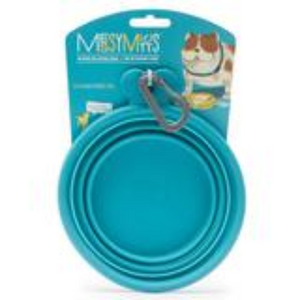 MM SILICONE COLLAPSIBLE BOWL BLUE MED