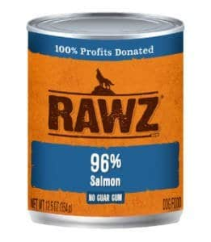 RAWZ 96% SAUMON CHIEN BOITE 354G