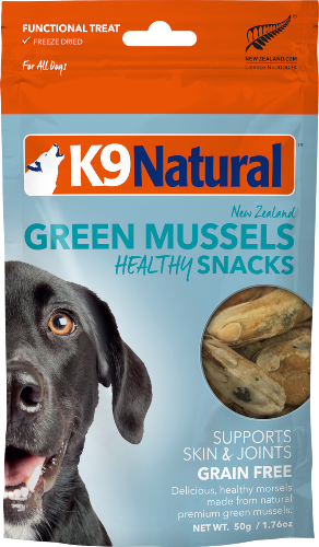 K9 NATURAL SNACK GRN LIPPED MUSSEL 50G