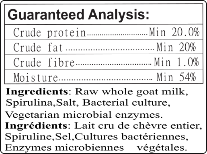 HAPPY DAYS RAW GOAT CHSE/SPIR 100G