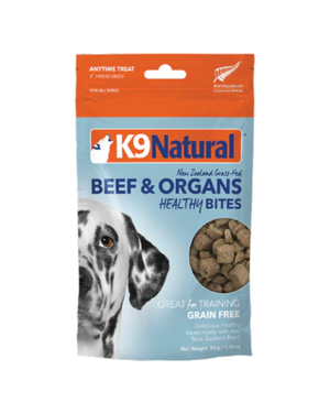 K9 NATURAL BEEF FD HEALTHY BITE 50G
