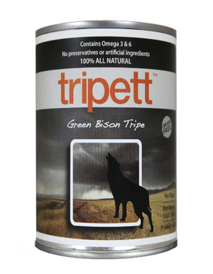 TRIPETT GREEN BISON TRIPE DOG CAN 396G