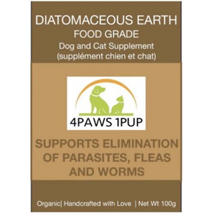 4PAWS1PUP DIATOMACEOUS EARTH PDR 100G