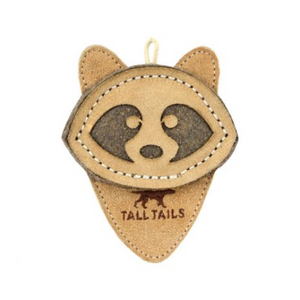 TTAILS LEATHER RACCOON NATURAL 4"